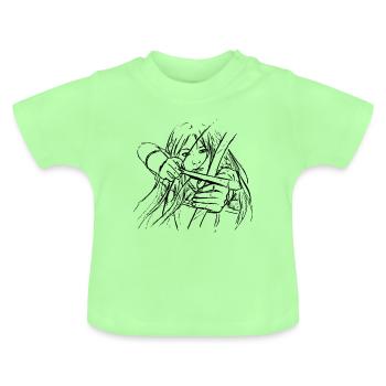 elfe - T-shirt bio col rond Bébé - vert menthe - Devant
