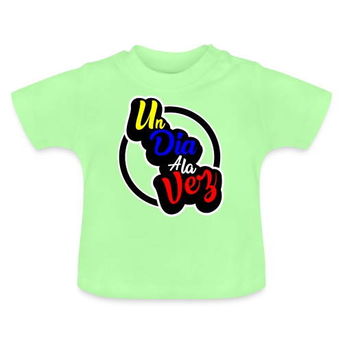 Un Dia a la Vez - Camiseta orgánica para bebé con cuello redondo