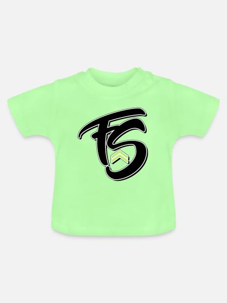 Frischer Stil - Baby Bio-T-Shirt mit Rundhals - Mintgrün