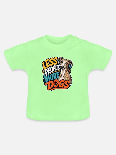 Whippet - Baby Bio-T-Shirt mit Rundhals - Mintgrün