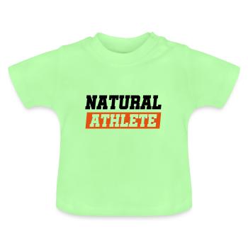 natural athlete - Baby Bio-T-Shirt mit Rundhals - Mintgrün - Vorne