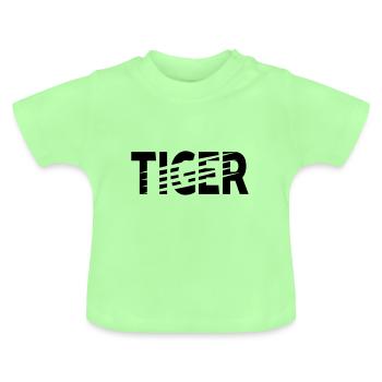 TIGER claws - Baby Organic T-Shirt with Round Neck - mint green - Front