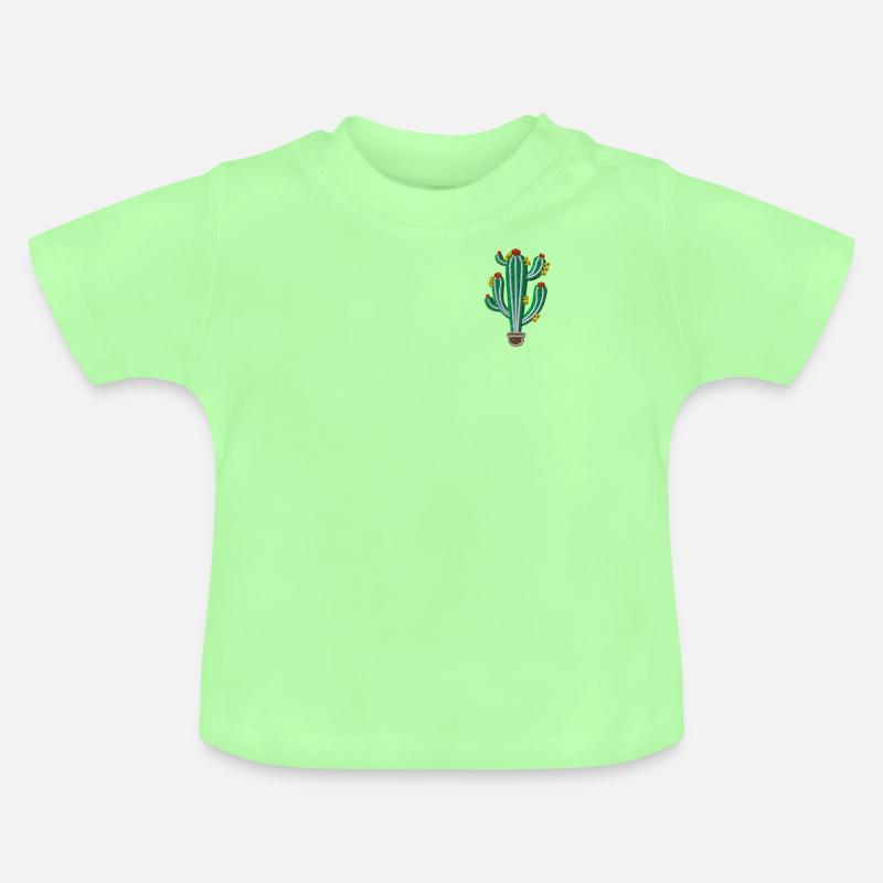 Cactus 1 - T-shirt bio col rond Bébé - vert menthe