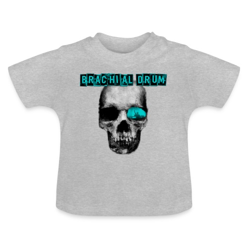 Brachial Drum Logo / D&B - Baby Bio-T-Shirt mit Rundhals