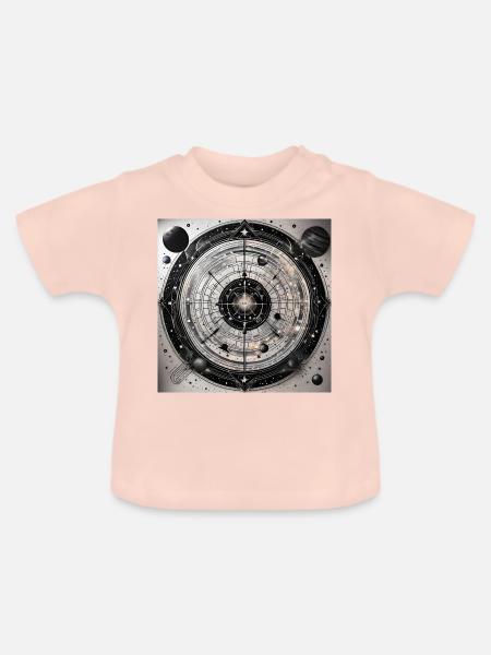Galaxy's Edge - Interstellare Dartscheibe - Baby Bio-T-Shirt mit Rundhals - Kristallrosa