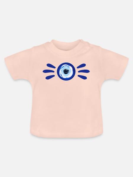 NAZAR - Viel Erfolg - Baby Bio-T-Shirt mit Rundhals - Kristallrosa