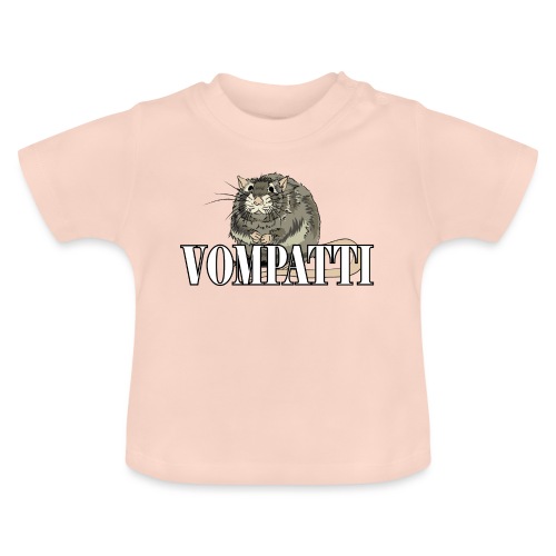 Vompatti - Vauvan luomu-t-paita, jossa pyöreä pääntie