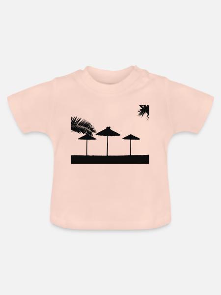 Strand - Baby Bio-T-Shirt mit Rundhals - Kristallrosa