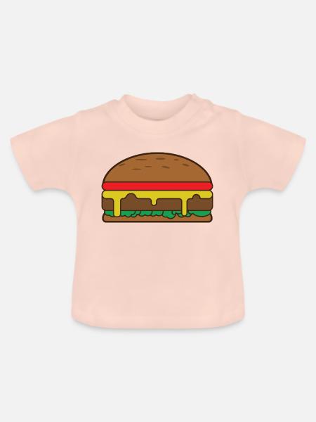 Hamburger - Baby Bio-T-Shirt mit Rundhals - Kristallrosa