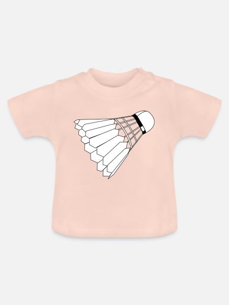 Federball - Baby Bio-T-Shirt mit Rundhals - Kristallrosa