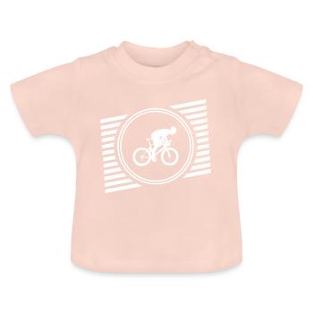 coureur - T-shirt bio col rond Bébé - rose cristal - Devant