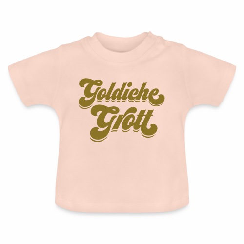 Goldiche Grott - Baby Bio-T-Shirt mit Rundhals