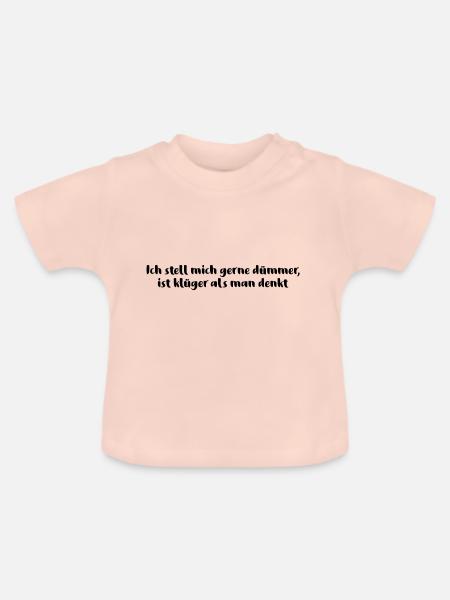 Cooler Spruch Design - Baby Bio-T-Shirt mit Rundhals - Kristallrosa