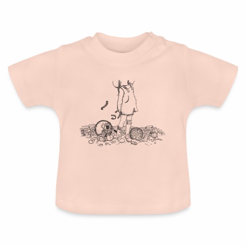 Collecting memories - Camiseta orgánica para bebé con cuello redondo