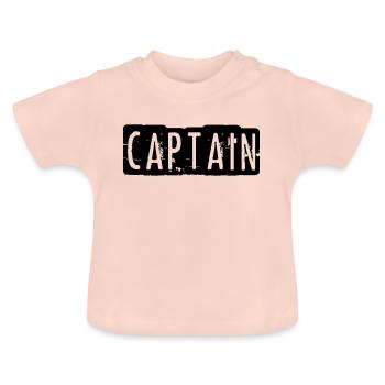 capitaine - T-shirt bio col rond Bébé - rose cristal - Devant