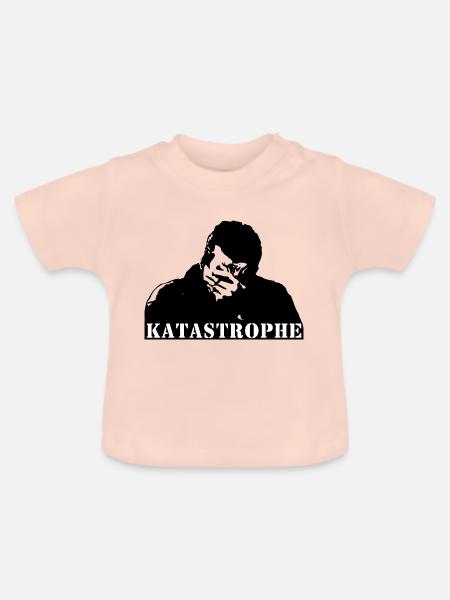 Katastrophe - Baby Bio-T-Shirt mit Rundhals - Kristallrosa