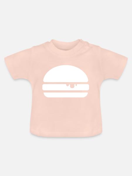 Hamburger Minimalismus - Baby Bio-T-Shirt mit Rundhals - Kristallrosa