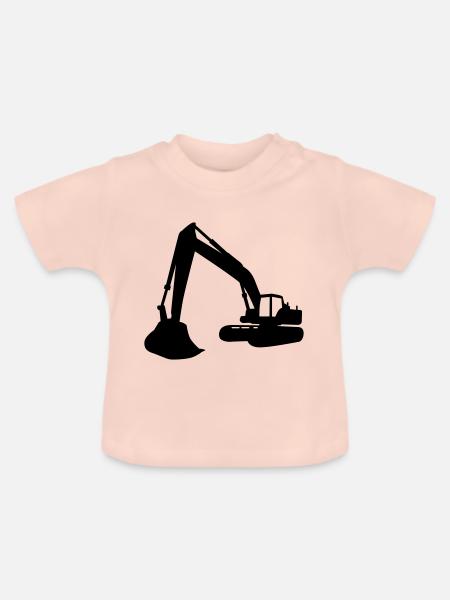 Bagger - Baby Bio-T-Shirt mit Rundhals - Kristallrosa