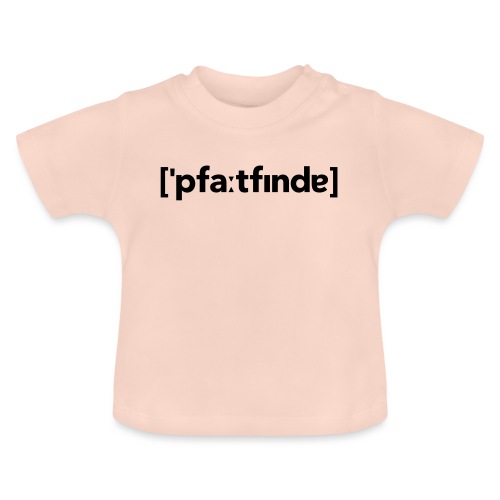 Lautschrift Pfadfinder - Baby Bio-T-Shirt mit Rundhals