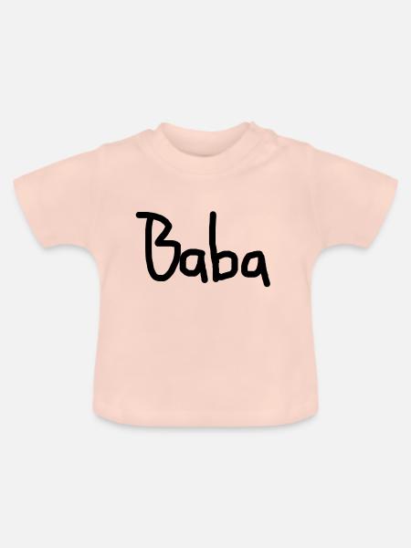 Baba - Baby Bio-T-Shirt mit Rundhals - Kristallrosa