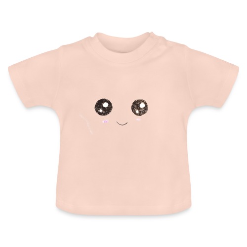 Kids for Kids: Smiling Face - Baby Bio-T-Shirt mit Rundhals
