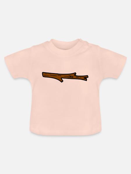 Ast - Baby Bio-T-Shirt mit Rundhals - Kristallrosa