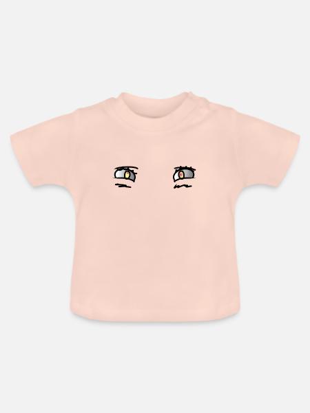 cute - Baby Bio-T-Shirt mit Rundhals - Kristallrosa
