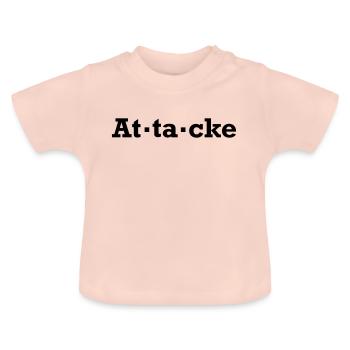 Attack - Baby Organic T-Shirt with Round Neck - crystal pink - Front
