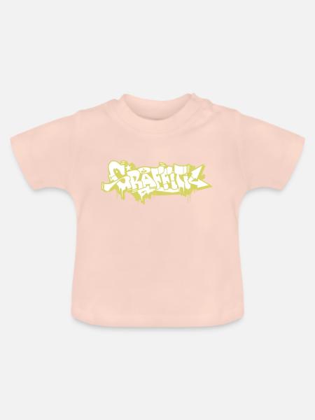 GRAFFITI - Baby Bio-T-Shirt mit Rundhals - Kristallrosa