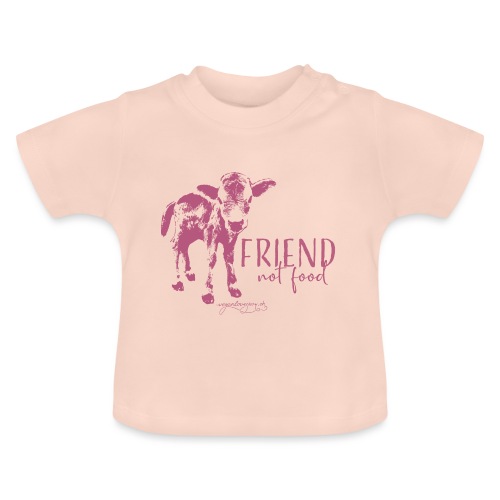 LEVI friend not food rosa - Baby Bio-T-Shirt mit Rundhals