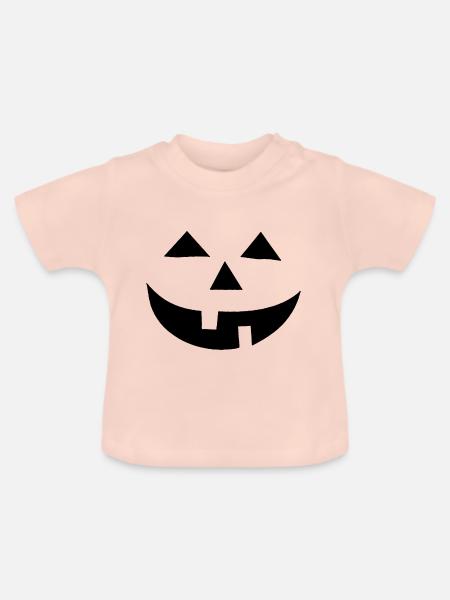 Jack O Latern - Baby Bio-T-Shirt mit Rundhals - Kristallrosa
