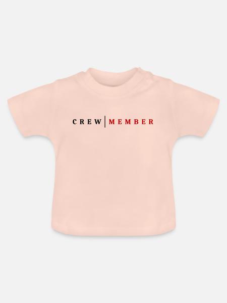 Crew Mitglied - Baby Bio-T-Shirt mit Rundhals - Kristallrosa