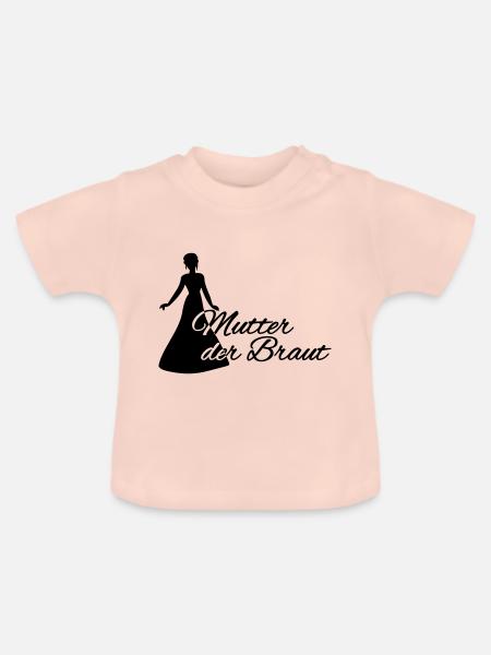 Mutter der Braut - Baby Bio-T-Shirt mit Rundhals - Kristallrosa