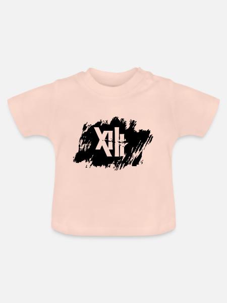 13 # 2 - Baby Bio-T-Shirt mit Rundhals - Kristallrosa