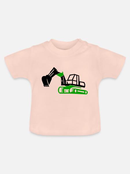 Bagger - Baby Bio-T-Shirt mit Rundhals - Kristallrosa