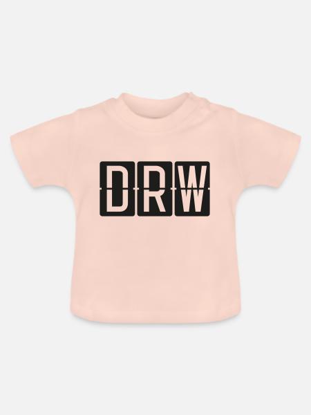 Darwin - Baby Bio-T-Shirt mit Rundhals - Kristallrosa