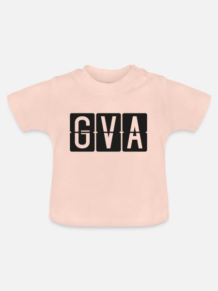 Genf - Baby Bio-T-Shirt mit Rundhals - Kristallrosa