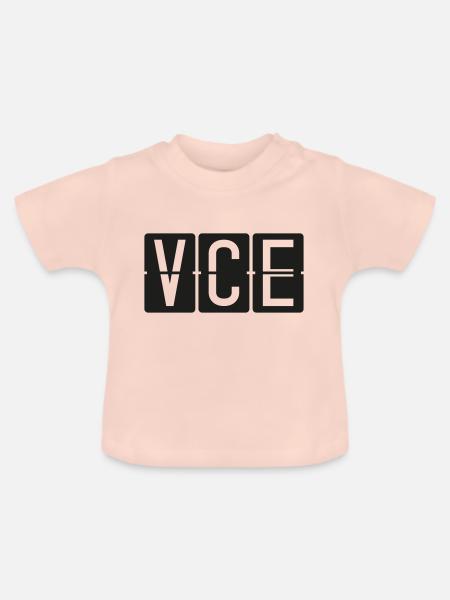 Venedig - Baby Bio-T-Shirt mit Rundhals - Kristallrosa
