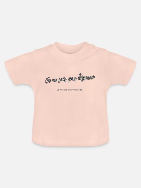 Seltsam - Baby Bio-T-Shirt mit Rundhals - Kristallrosa