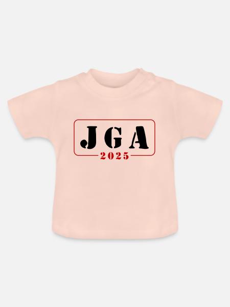 Jga 2025 Junggesellenabschied - Baby Bio-T-Shirt mit Rundhals - Kristallrosa