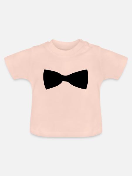 Fliege - Baby Bio-T-Shirt mit Rundhals - Kristallrosa