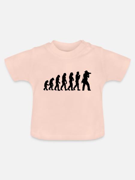 fotograf - Baby Bio-T-Shirt mit Rundhals - Kristallrosa