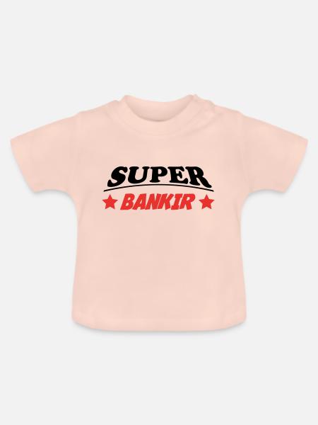 SUPER BANKIR 3888 - Baby Bio-T-Shirt mit Rundhals - Kristallrosa