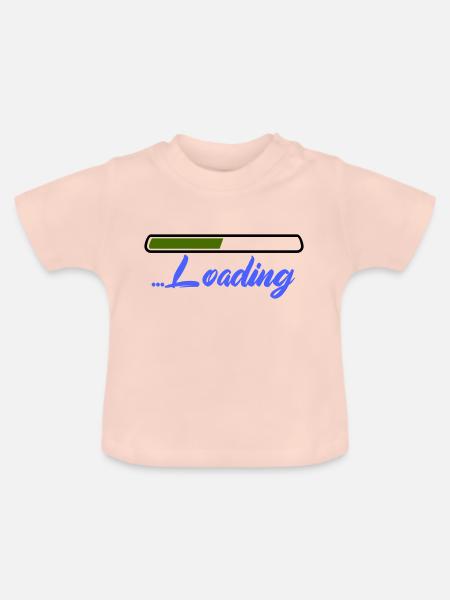 loading - Baby Bio-T-Shirt mit Rundhals - Kristallrosa