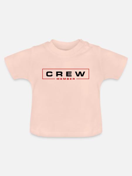 Crew Mitglied - Baby Bio-T-Shirt mit Rundhals - Kristallrosa