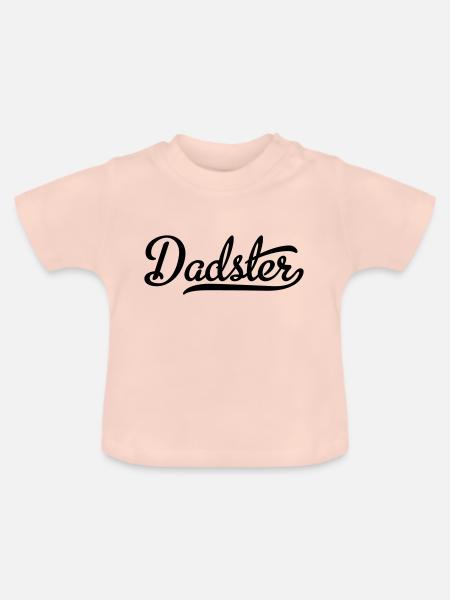 Dadster - Baby Bio-T-Shirt mit Rundhals - Kristallrosa