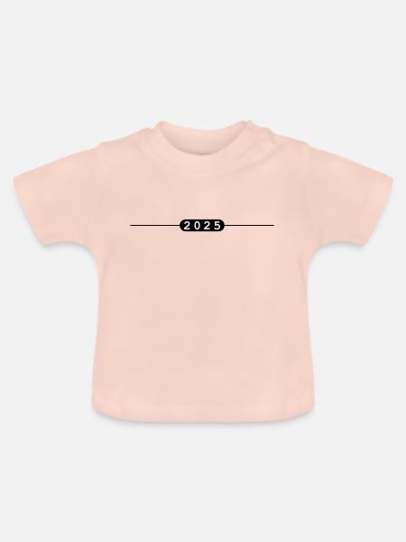2025 Linie - Baby Bio-T-Shirt mit Rundhals - Kristallrosa