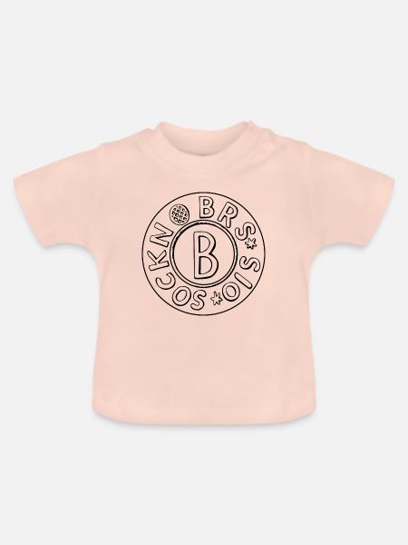 Bergsjö - Baby Bio-T-Shirt mit Rundhals - Kristallrosa