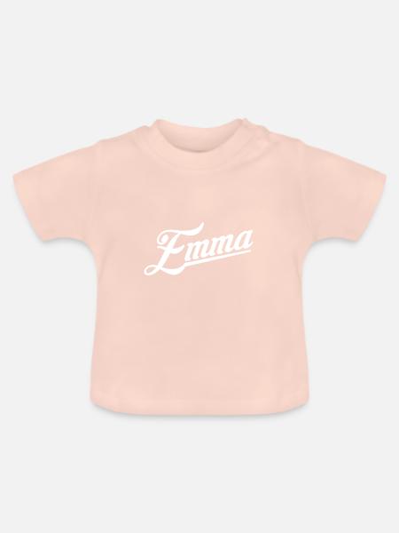 Emma - Baby Bio-T-Shirt mit Rundhals - Kristallrosa