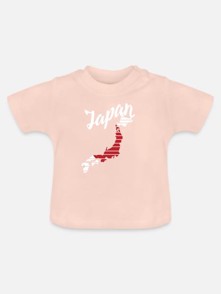 Japan - Baby Bio-T-Shirt mit Rundhals - Kristallrosa